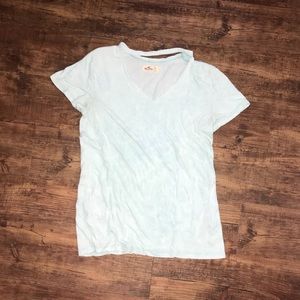 SOLD Hollister Light Blue V-Neck T-Shirt